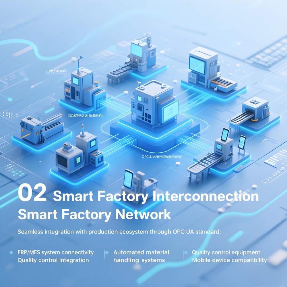 Smart factory interconnection diagram